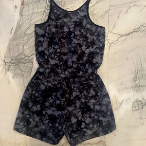 Athleta Girl Ready to Go Romper Tie Die XL (14)